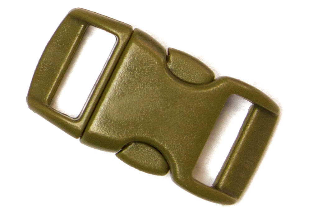 Olive 3/8" Buckle Paracord