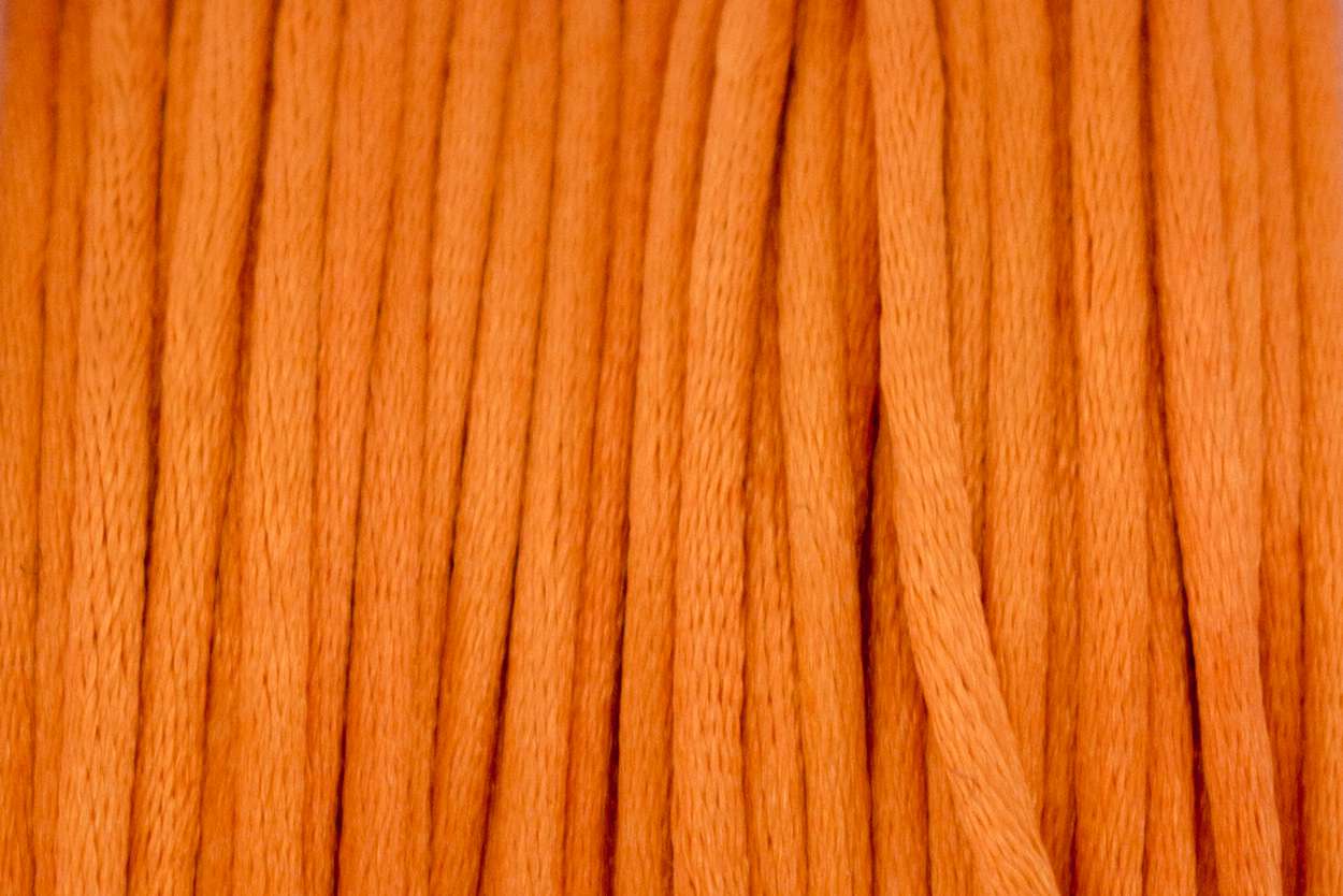 Orange Wax Cord