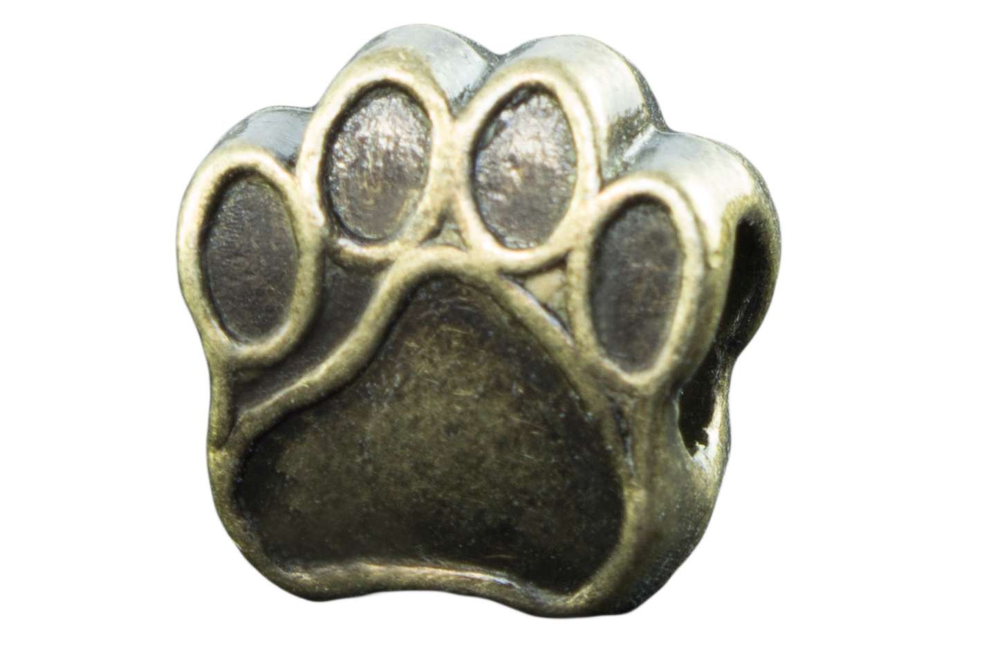 Bronze Paw Beads