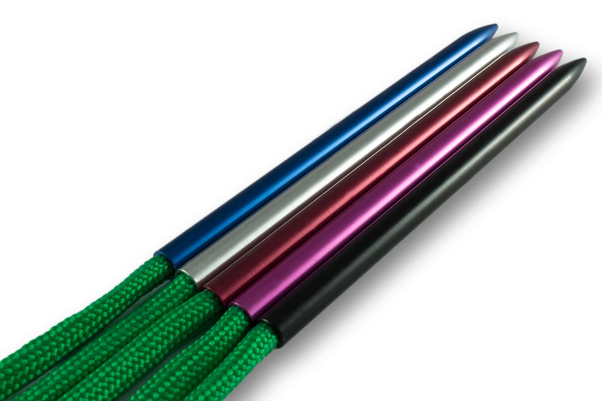 5 Farben PSKOOK 550 Paracord Nadeln Edelstahl Fid für Leder Schnürung Weaving Stitching Outdoor Smoothing Tool